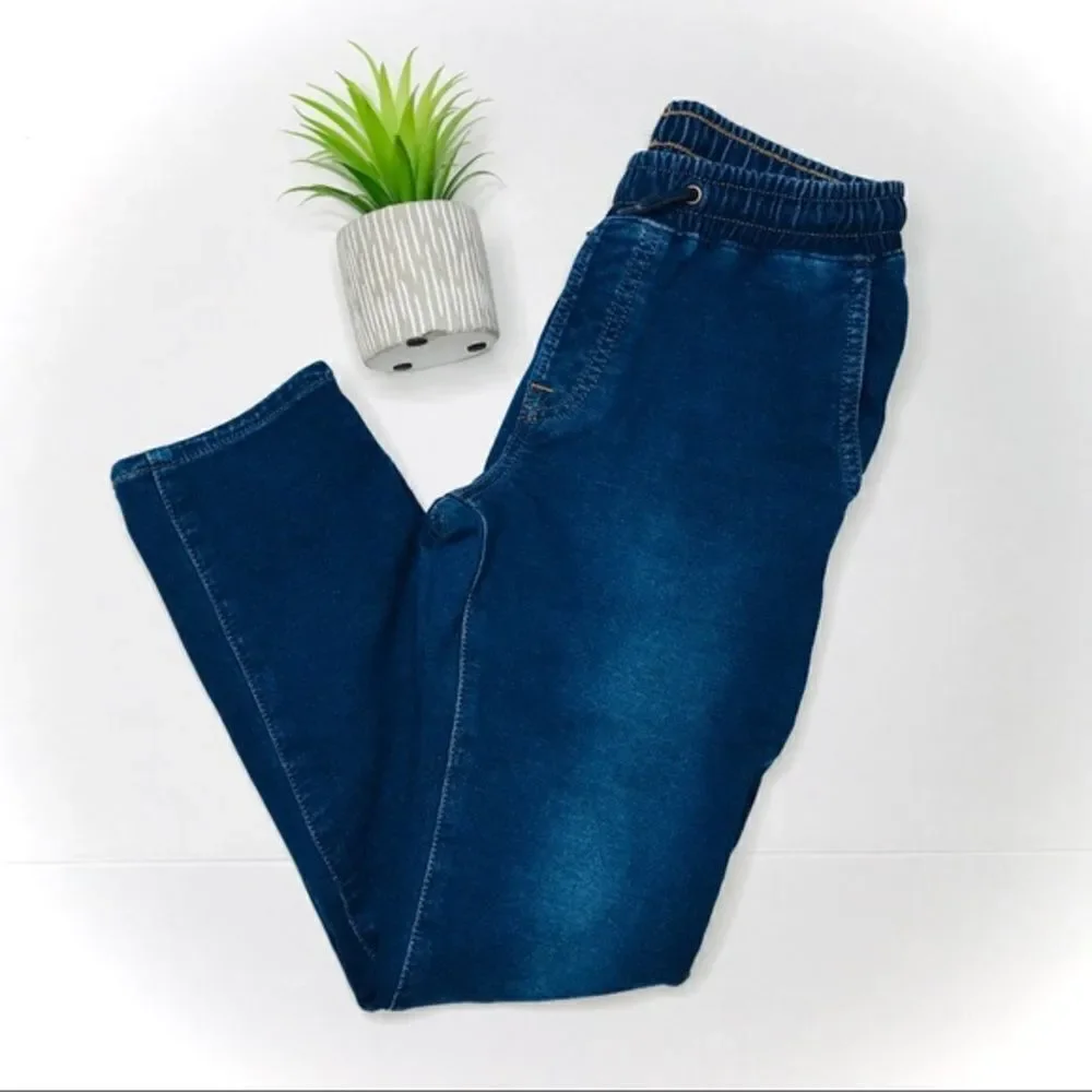 gap Boys Skinny Jogger Jeans in Dark Wash